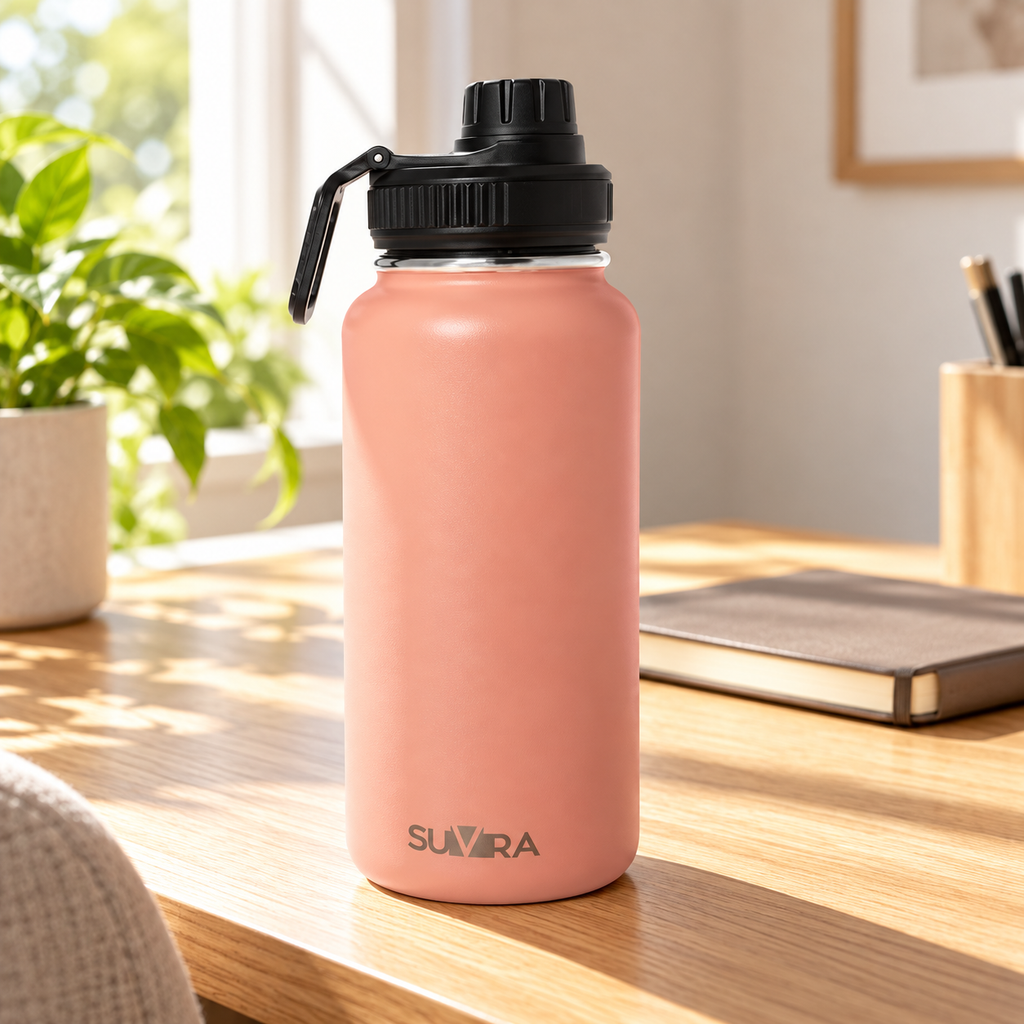 Insulated Stainless Steel Water Bottle, Wide Mouth, 32/40 oz — product view 2