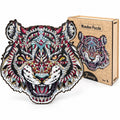 White Tiger Wooden Jigsaw Puzzle for Adults, Large, Wooden Gift Box — photo 1