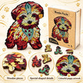 Puppy Wooden Jigsaw Puzzle for Adults, Large, Wooden Gift Box — photo 1