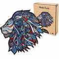 Lion Profile Wooden Jigsaw Puzzle for Adults, Medium, Wooden Gift Box — photo 1