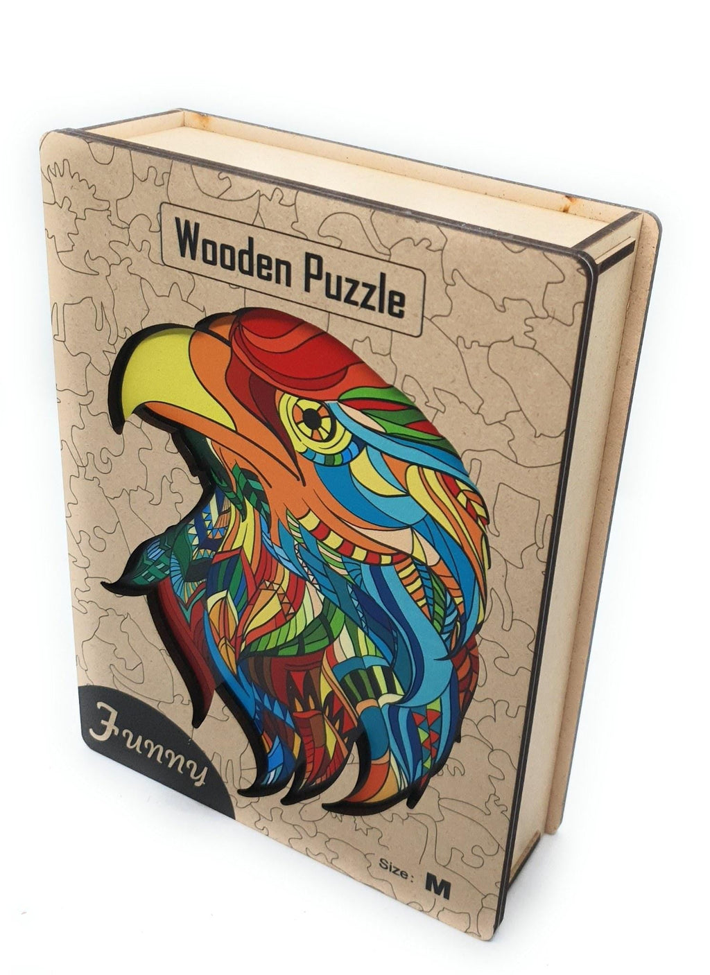 Eagle Wooden Jigsaw Puzzle for Adults, Medium, Wooden Gift Box — photo 8