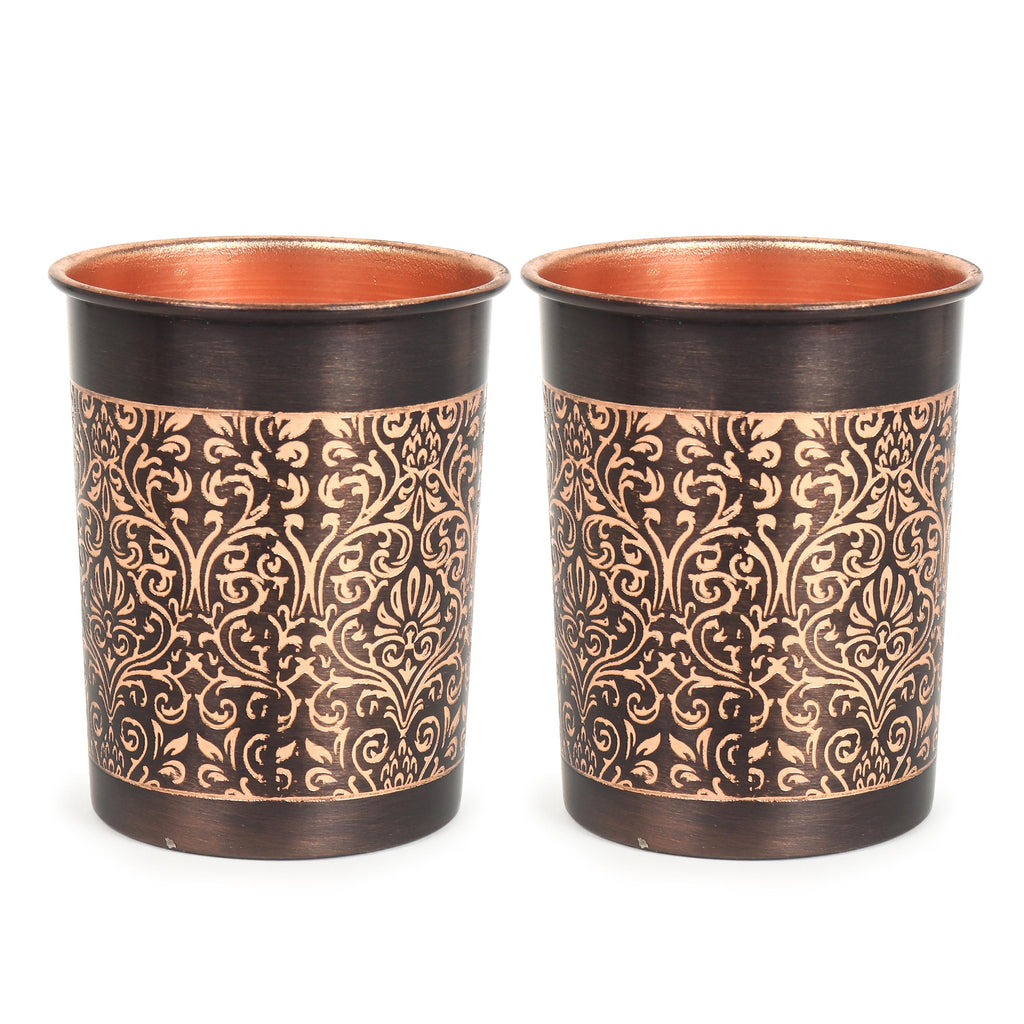 Pure Copper Water Bottle and 2 Tumblers, 32 oz Reusable Bottle Gift Set — photo 9