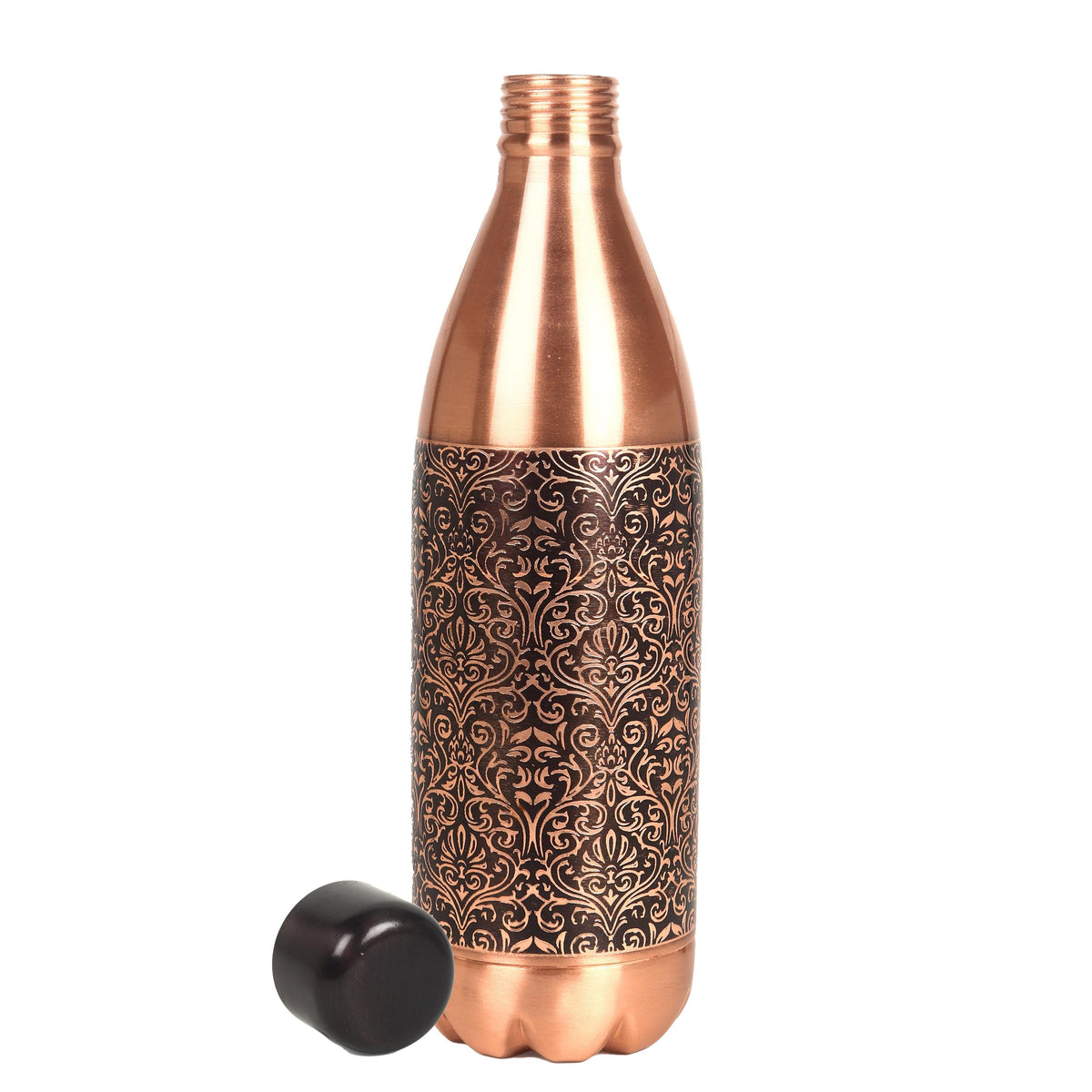 Pure Copper Water Bottle with 2 Tumblers, 32 oz Bottle and Cup Gift Set — photo 2