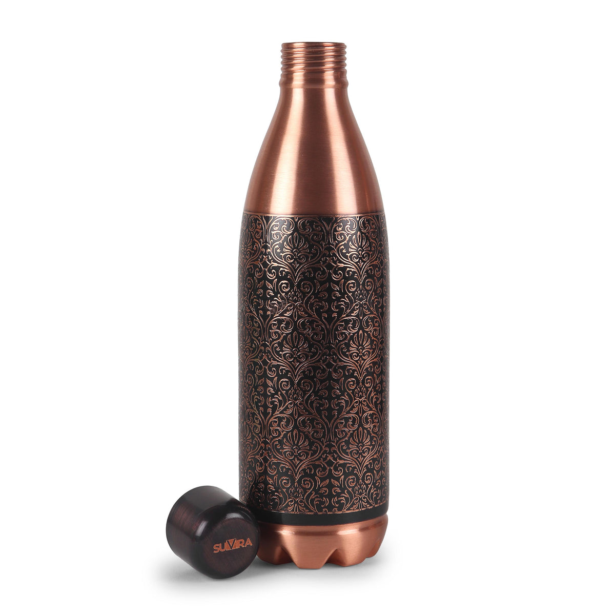 Pure Copper Bottle, 32 oz Reusable Water Vessel, Copper Drinkware Gift — photo 10